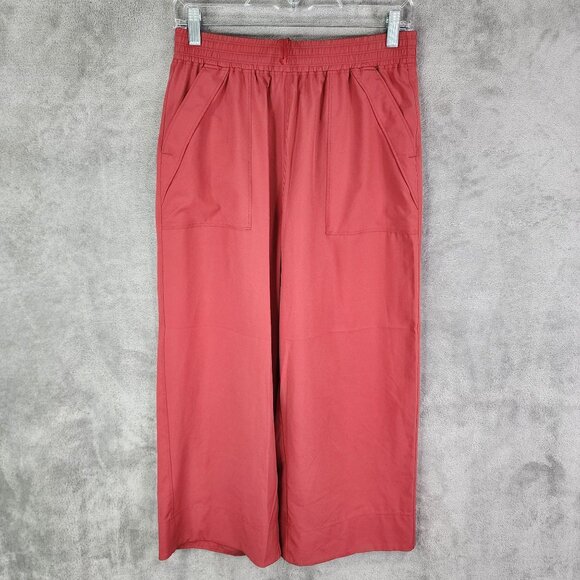 Womens Red Old Navy Active Stretchtech Pants Drawstring Elastic Waist Size S - Picture 2 of 11